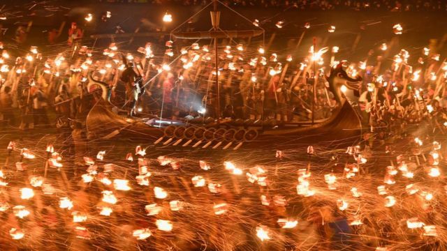 Up Helly Aa Shetland Viking festival: All you need to know - BBC Newsround