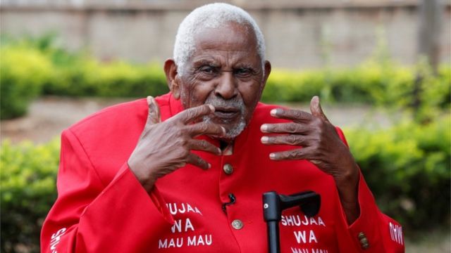 El veterano de la rebelión de Mau Mau, Gitu wa Kahengeri, condena las acciones de Gran Bretaña, pero dice que todavía está de luto por la reina.