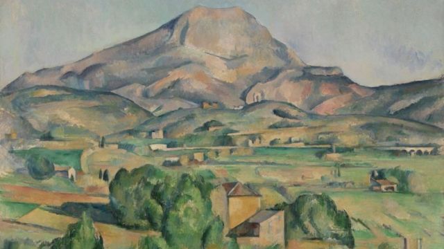 Un tableau de la montagne Sainte-Victoire de Paul Cézanne