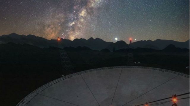 En abril, el radiotelescopio FAST de China ayudó a observar el magnetar SGR 1935+2154, que produjo la primera ráfaga rápida de radio detectada en la Vía Láctea.