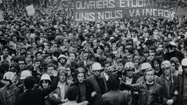 Під час студентських протестів 1968 року в Парижі