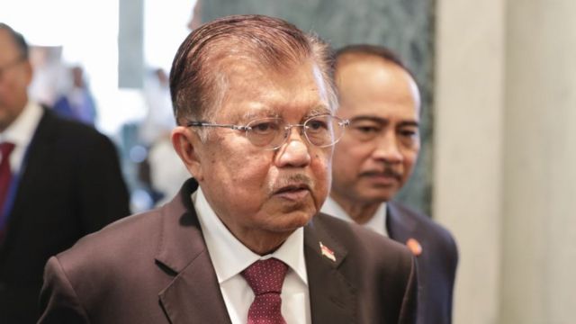 Jusuf Kalla memimpin pertemuan dengan Taliban ketika ia menjabat wakil presiden pada 2019.