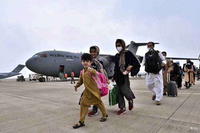 हिंडन एयरपोर्ट, अफ़ग़ानिस्तान, तालिबान