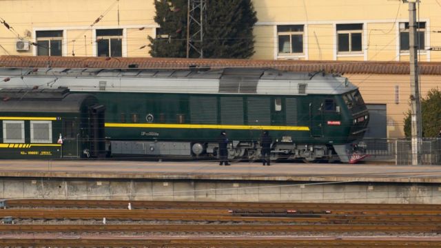김정은 위원장이 중국 방문 당시 이용한 열차