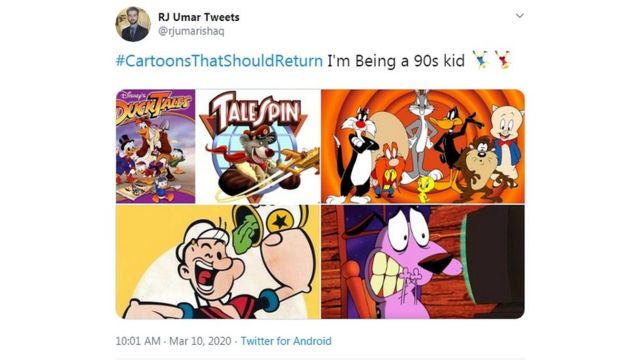 Cartoons That Should Return ٹوئٹر پر کارٹونوں کی بات کیوں ہو رہی ہے Bbc News اردو