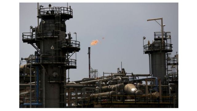 Production de pétrole en Libye