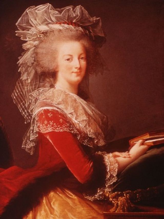 Marie Antoinette'in portresi.