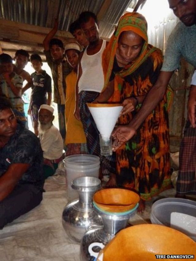 Bug-killing book pages clean murky drinking water
