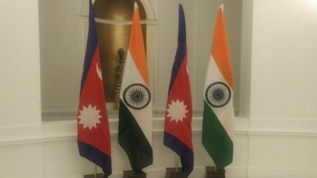 नेपाल-भारत झण्डा