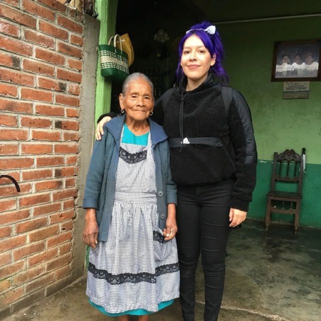 Stephanie Mendez and her great-grandmother