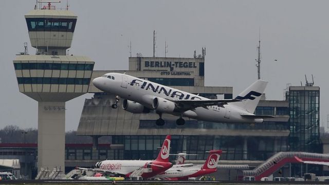 Finnair aircraft taking off
