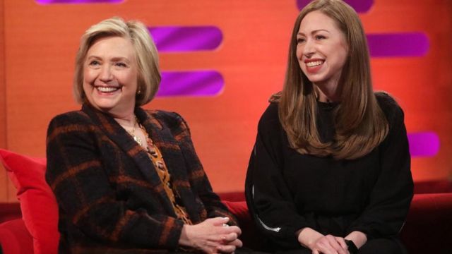 Hillary Clinton and Chelsea Clinton