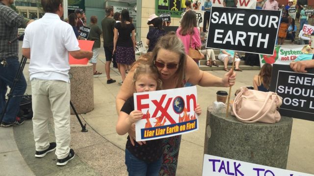 Protesta contra Exxon