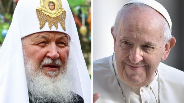 Патриарх Кирилл vs папа Римский Франциск