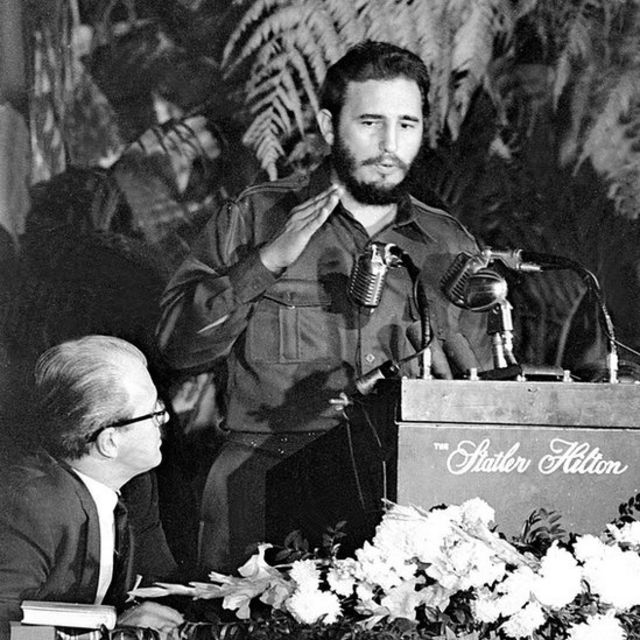 Fidel Castro se encontraba en EE.UU. cuando se produjo la invasión a Panamá e intentó desligarse de lo ocurrido.