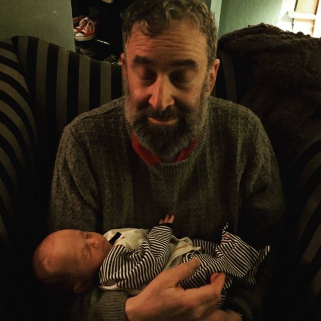 Ira Alterman with his grandson Colin