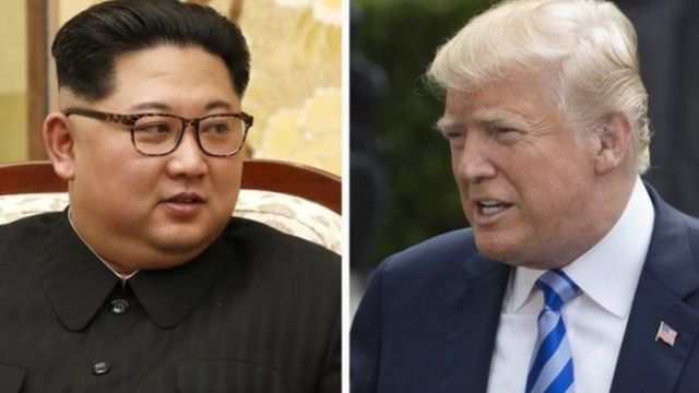Rais Kim Jong-Un na Rais Donald Trump