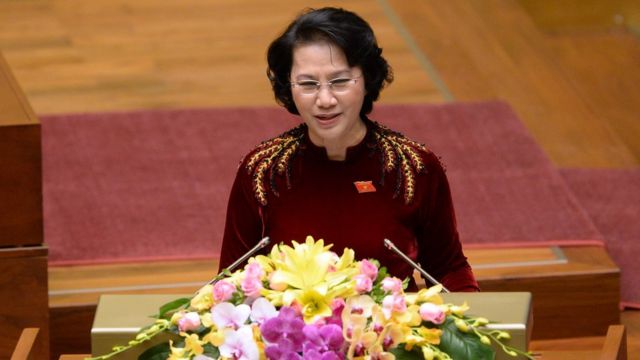 Vietnam national assembly chairwoman Nguyen Thi Kim Ngan