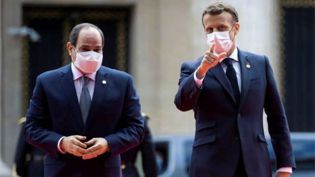 Sisi ve Macron