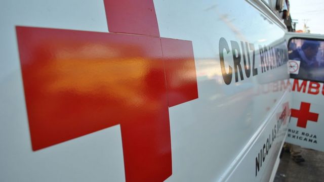 Ambulancias de la Cruz Roja Mexicana