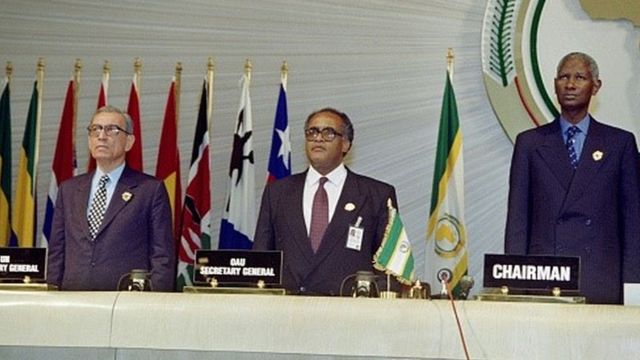 Salim Ahmed Salim, diplomate et homme politique tanzanien a été secrétaire général de l'Organisation de l'unité africaine de 1989 à 2001.