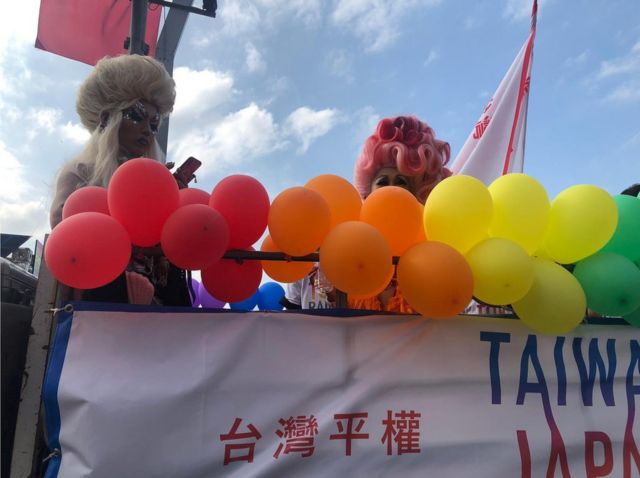 台北舉行"2019台灣同志遊行"
