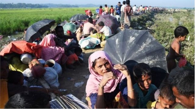 ছয় লক্ষেরও বেশি রোহিঙ্গা বাংলাদেশে পালিয়ে এসেছে।