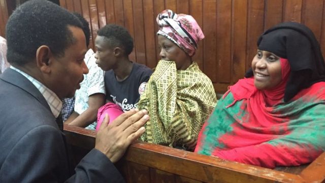 Hania Rogo na wakili wake Aboubakar Yusuf kortini 2016
