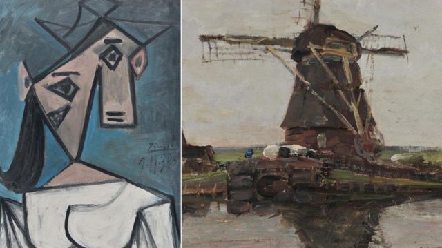 Picasso painting found in Athens years after gallery heist - BBC News
