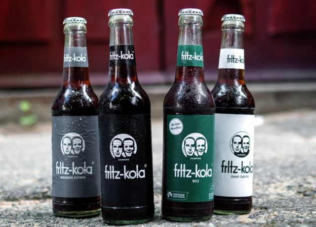 The different versions of Fritz-Kola