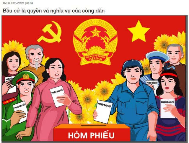 Tài liệu tuyên truyền bầu cử trên cổng thông tin điện tử huyện Hưng Hà, tỉnh Thái Bình