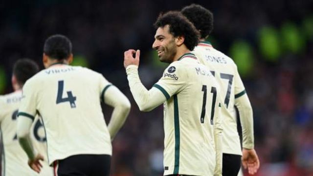 Mohamed Salah lập hat-trick trong trận gặp Man Utd và ghi 14 bàn trong 10 trận tại Premier League cho tới nay.
