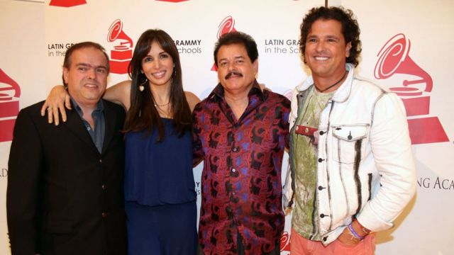 Jose Crespo, Giselle Blondet, Lalo Rodriguez y Carlos Vives.