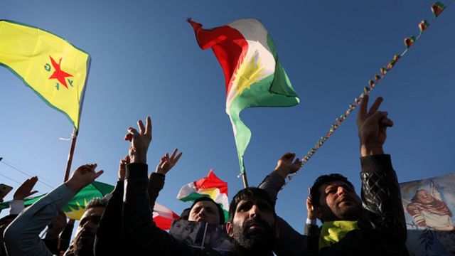 Erbil'de Türkiye'nin Ocak 2018'de başlayan Afrin operasyonuna karşı protesto gösterileri düzenlenmişti