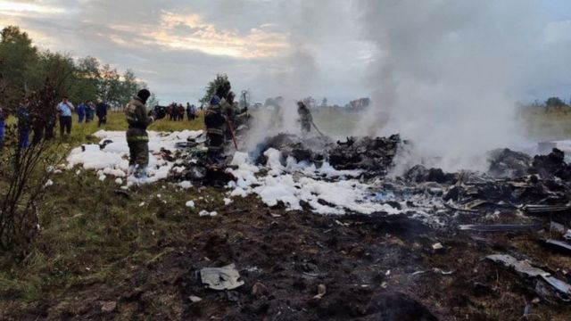 瓦格纳首领普里戈津据报坠机死亡 有分析将矛头指向普京(photo:BBC)