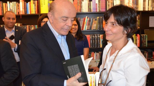 José Serra e Soninha no lançamento do livro