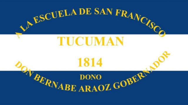Bandera argentina en colores originales