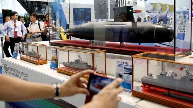 台北目标是计划在2025年向台湾海军交付八艘潜舰中的首艘。