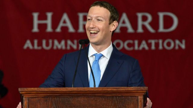 В мае 2017 года Марк Цукерберг выступил в стенах Гарварда