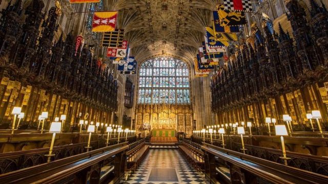 Interior of St. George's Chapel, in Windsor Castle