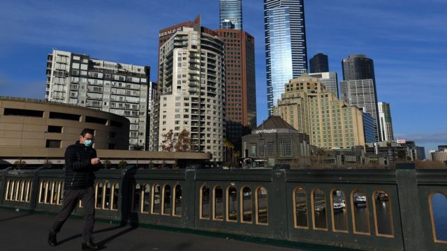 Мужчина в Мельбурне