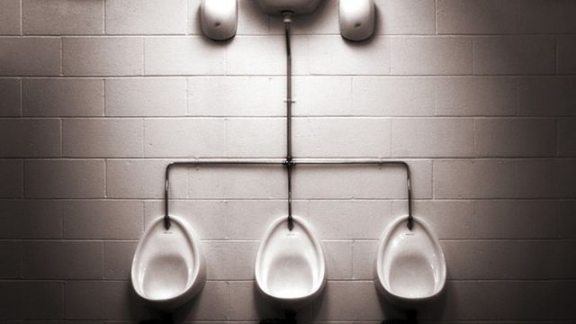 Urinales.