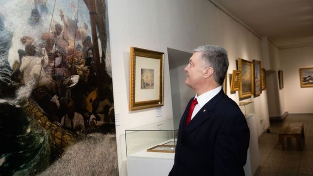 Петро Порошенко в музеї Гончара
