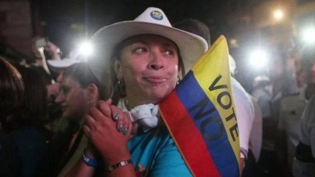 'Yan Colombia a wajen kada kuri'a