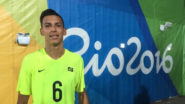 Fabrizio de Oliveira Nascimento, de 20 anos, que está em sua primeira Paralimpíada