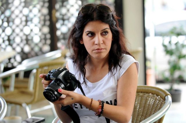 Human rights defender, internet-activist and blogger Lina Ben Mhenni