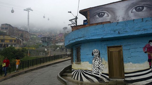 Mural en Medellín