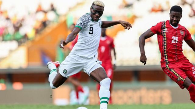 Nigeria vs Guinea-Bissau live updates: Nigeria lead take di lead as Guinea- Bissau do own goal - BBC News Pidgin