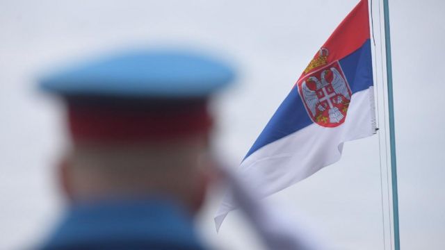 Србија, гардиста, застава