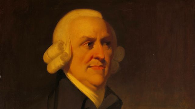 Retrato de Adam Smith